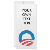 Obama Merchandise Custom Rack Cards