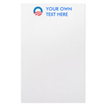 Obama Merchandise Stationery Design