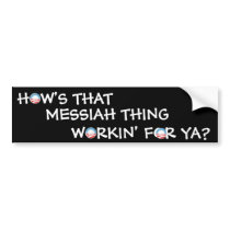 Obama Messiah Thing bumper stickers by OBumper Obama Messiah Thing bumper stickers