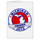 Obama - Michigan Greeting Cards