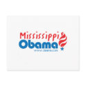 Obama Mississippi Postcard