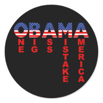 Obama Mistake 1 stickers