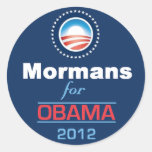 Obama MORMANS Round Sticker