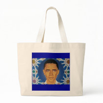 Obama Mosaic Tile Bag by elfyboy Obama Mosaic Tile Bag