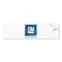 Obama Motors logo bumper stickers by wizardofdraws Obama Motors logo bumper stickers
