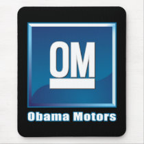 Obama Motors logo mousepads