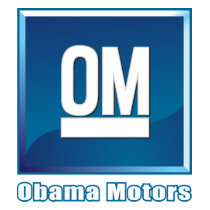 Obama Motors logo t-shirts by wizardofdraws Obama Motors logo t-shirts
