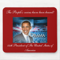 Obama mousepads