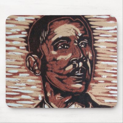 Obama Mousepad by zoetina