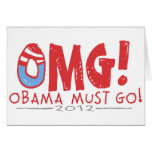 Obama Must Go 2012 Greeting Cards