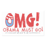 Obama Must Go 2012 Rectangular Sticker