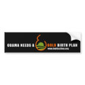 Obama needs a BOLD birth plan BUMPERSTICKER