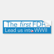 Obama New FDR Bumper Stickers