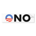 Obama No Bama Nobama Oh No Obama Bumper Stickers