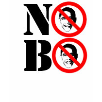 OBAMA "NO BO FACE" T-SHIRT by DEWPOP2 OBAMA "NO BO FACE" T-SHIRT