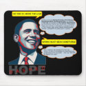 Obama "No One is Above the Law" Mousepad by RealmScape Obama "No One is Above the Law" Mousepad
