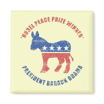 Obama Nobel Peace Prize Democrat magnets