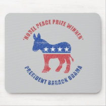 Obama Nobel Peace Prize Democrat mousepads