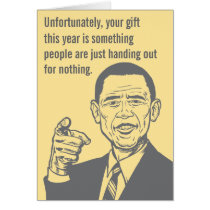 Obama Nobel Prize Card cards