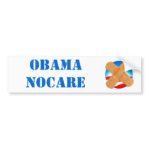Obama NoCare bumper sticker