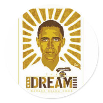 Obama Noland button stickers