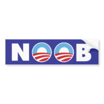 Obama Noob Bumper Stickers