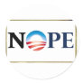 Obama NOPE Stickers
