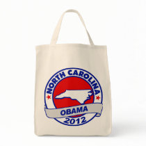 Obama - north carolina canvas bags