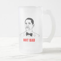 Obama not bad meme rage face comic coffee mug