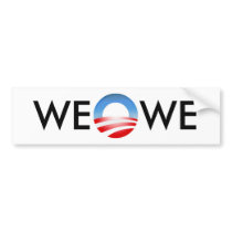obama_o_Big, WE    WE Bumper Sticker