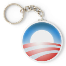Obama O Logo Keychain