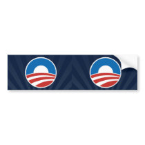 Obama-O Logo with Blue Bumper Stickers