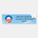Obama-O Logo with Blue Bumper Stickers