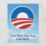 Obama-O Logo with Blue Custom Flyer