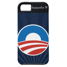 Obama-O Logo with Blue iPhone 5 Cover