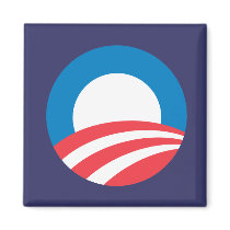 Obama O magnets by ObamaBiden Obama O magnets