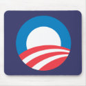 Obama O mousepads by ObamaBiden Obama O mousepads