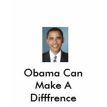 Obama, Obama Can Make A Difffrence t-shirts