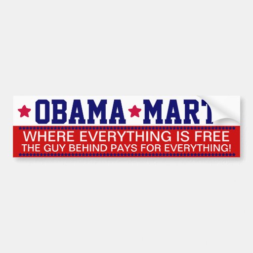 Obama Obama Mart Bumper Sticker Zazzle