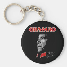 Obama Obamao OBA-MAO Mao Key Chains