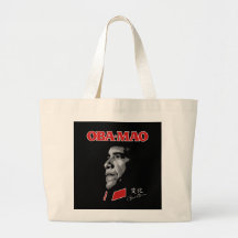 Obama Obamao OBA-MAO Mao Tote Bag