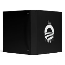 Obama Oil Rig Reverse Vinyl Binders