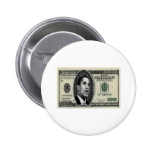 Obama on $100 bill button