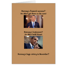 Obama on success greeting cards