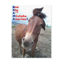 OBAMA - One Big A** Mistake America! postcards