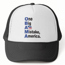 OBAMA - One Big Ass Mistake America Mesh Hats