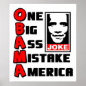 OBAMA: One Big Mistake posters