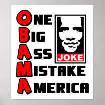 OBAMA: One Big Mistake Print