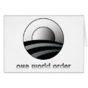 Obama One World Order cards