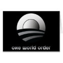 Obama One World Order cards